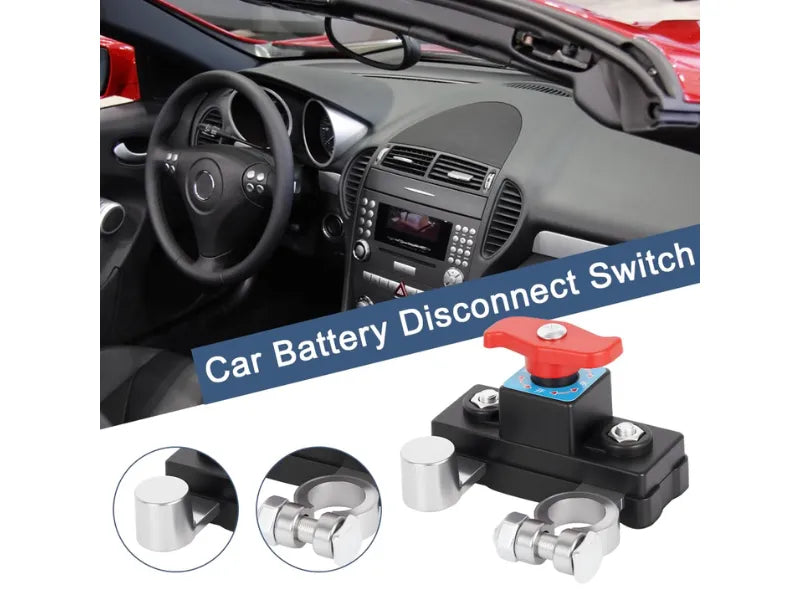 Universal Car Battery Disconnect Switch with Pure Copper Terminal β Safe Power Cut-Off for Vehicles