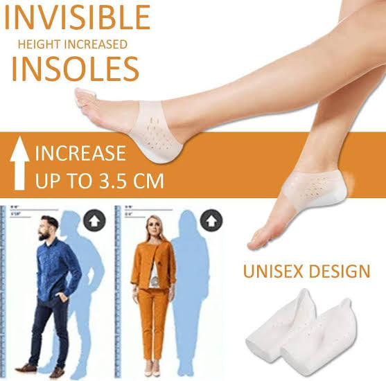 SILICON BIONIC HIEGHT INCREASE SOLE PADS - (PAIR)