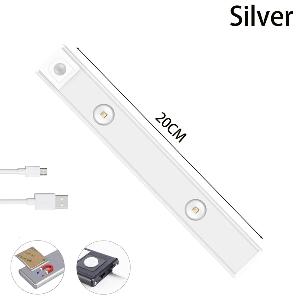 Rechargeable Thin Motion Sensor Light - 8 (INCHES)